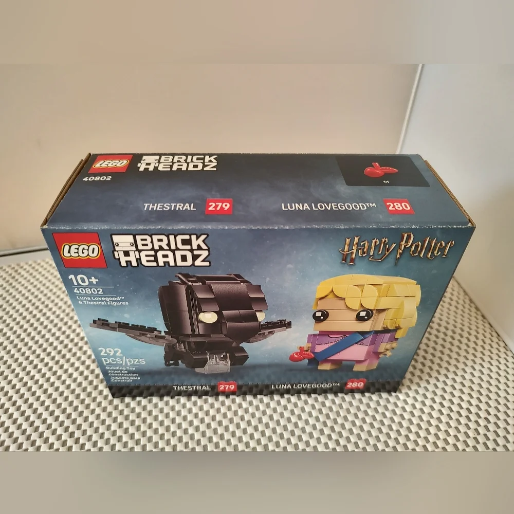 Lego 40802 Luna Lovegood & Thestral Figures Brick Headz Harry Potter NWT - Picture 2 of 3